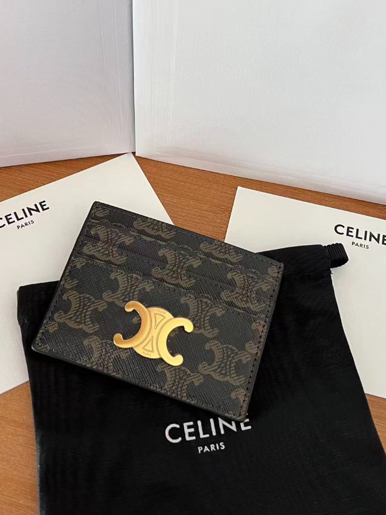 Celine Monogram Classic Coin PurseCard Holder 235$